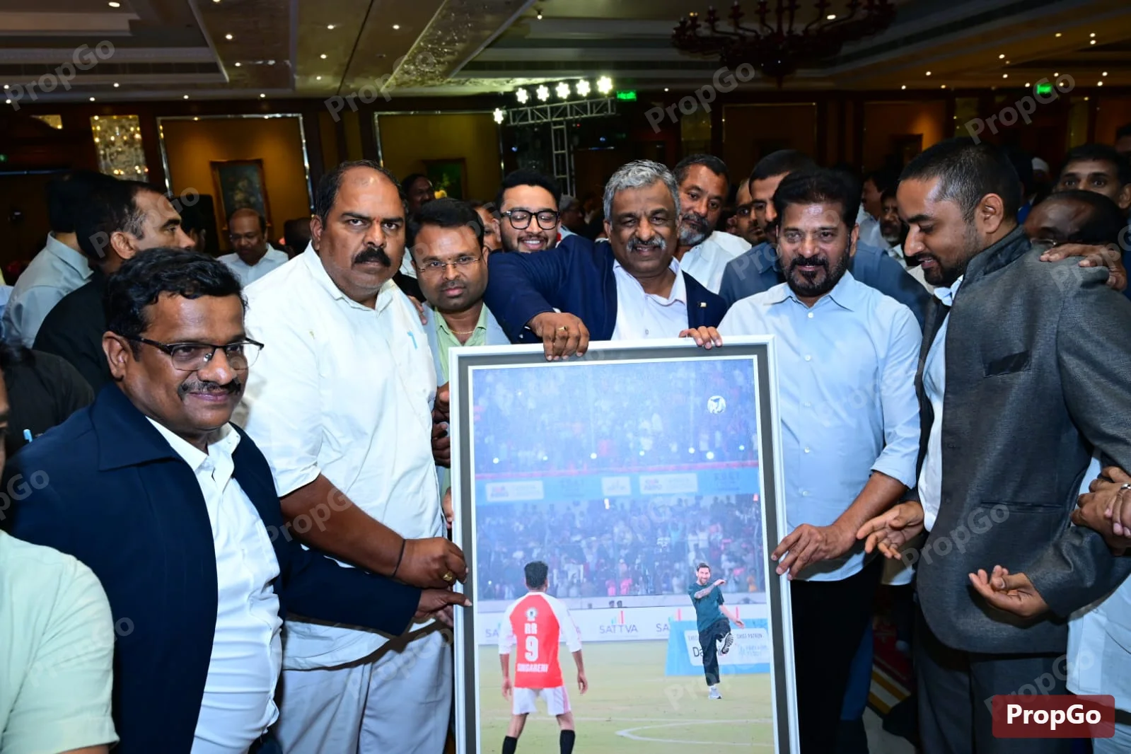 PropGo Founder with Chief Minister of Telangana Mr. Revanth Reddy garu
